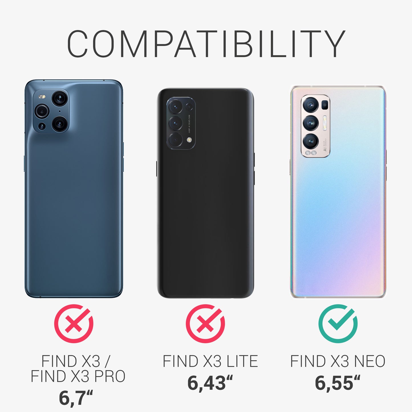 Oppo Find X3 Neo Silikon Handyhülle