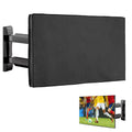 kwmobile 55" TV Outdoor TV Abdeckung - Fernseher Hülle Bildschirmschutz - Schutzhülle wetterfest - Schwarz Schwarz  