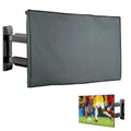 kwmobile 49-50" TV Outdoor TV Abdeckung - Fernseher Hülle Bildschirmschutz - Schutzhülle wetterfest - Grau Grau  