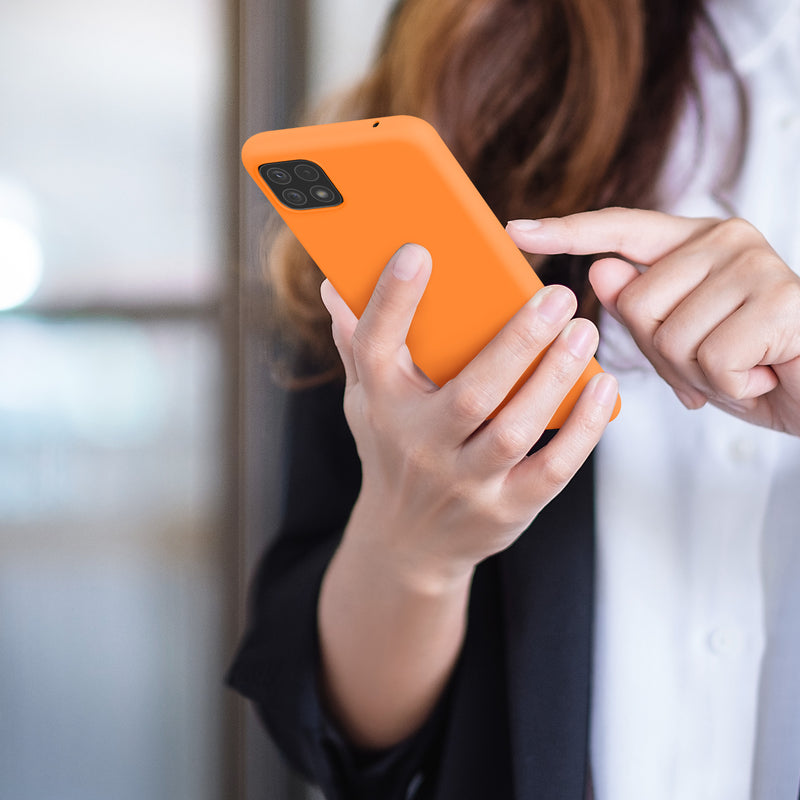 Samsung Galaxy A22 5G Handyhülle Silikon Matt