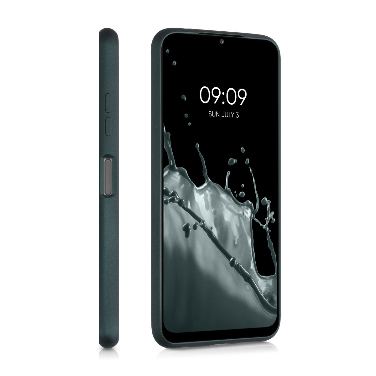 Samsung Galaxy A22 5G Handyhülle Silikon Metallic