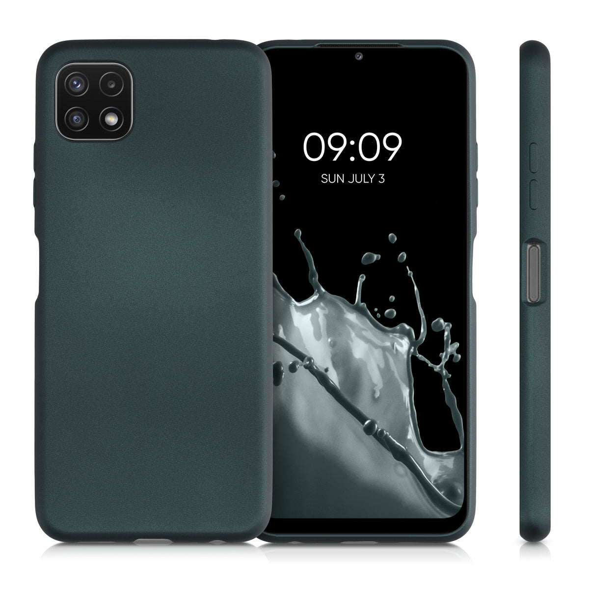 Samsung Galaxy A22 5G Handyhülle Silikon Metallic