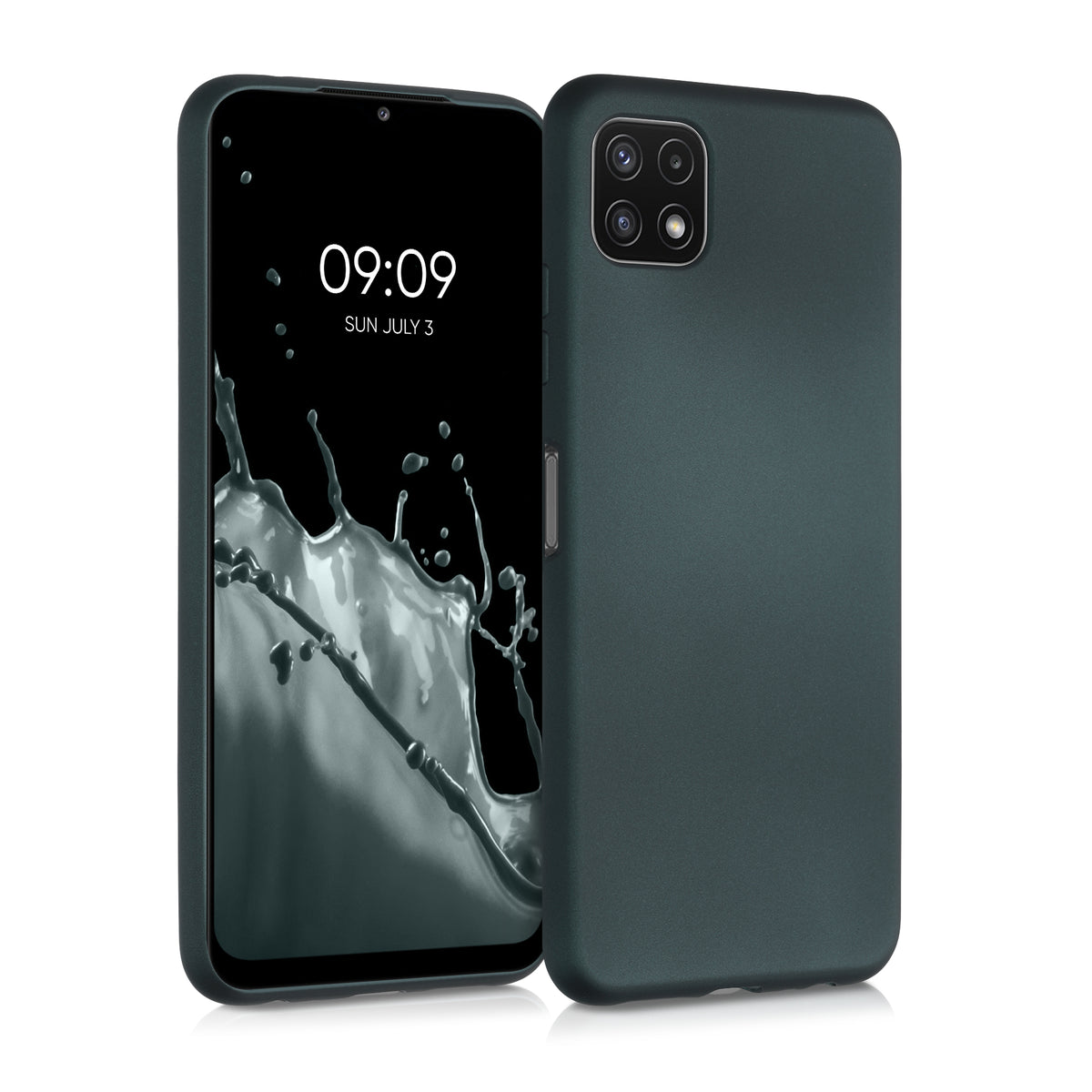 Samsung Galaxy A22 5G Handyhülle Silikon Metallic