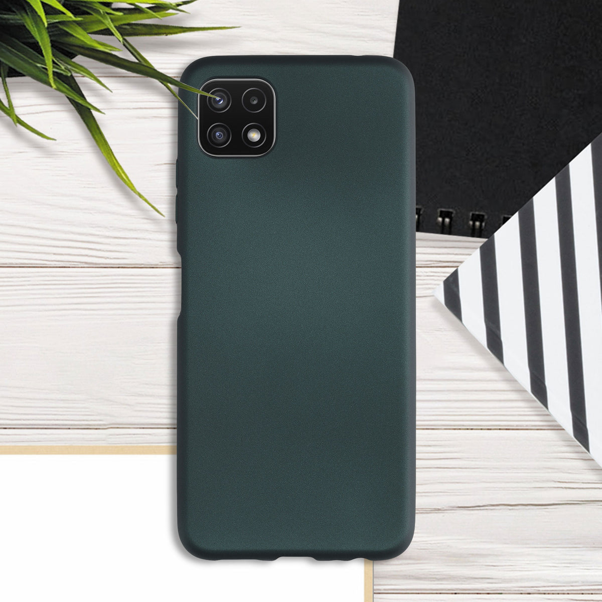 Samsung Galaxy A22 5G Handyhülle Silikon Metallic
