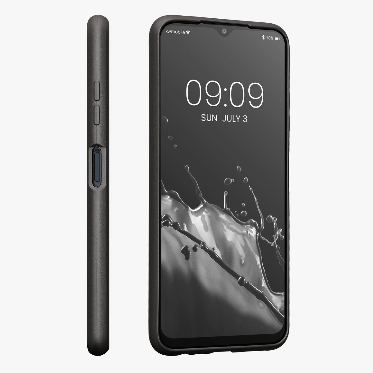 Samsung Galaxy A22 5G Handyhülle Silikon Metallic