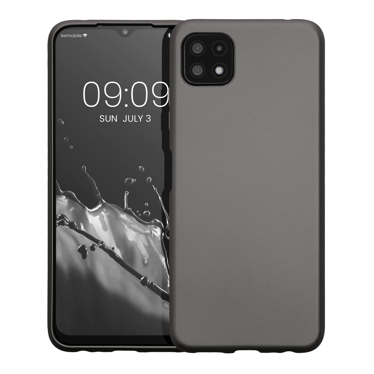 Samsung Galaxy A22 5G Handyhülle Silikon Metallic