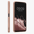 Samsung Galaxy A22 5G Handyhülle Silikon Metallic
