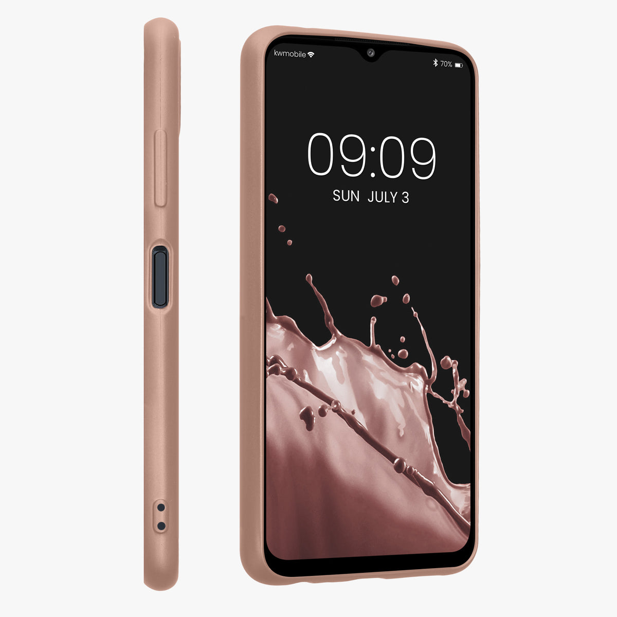 Samsung Galaxy A22 5G Handyhülle Silikon Metallic