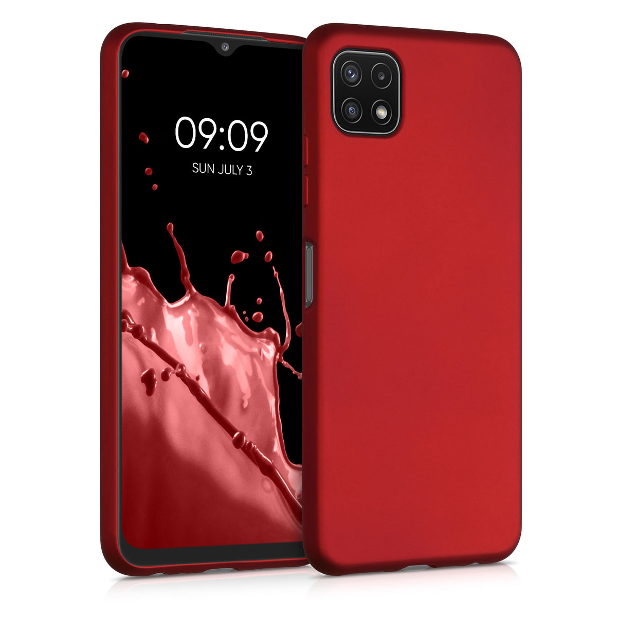 Samsung Galaxy A22 5G Handyhülle Silikon Metallic