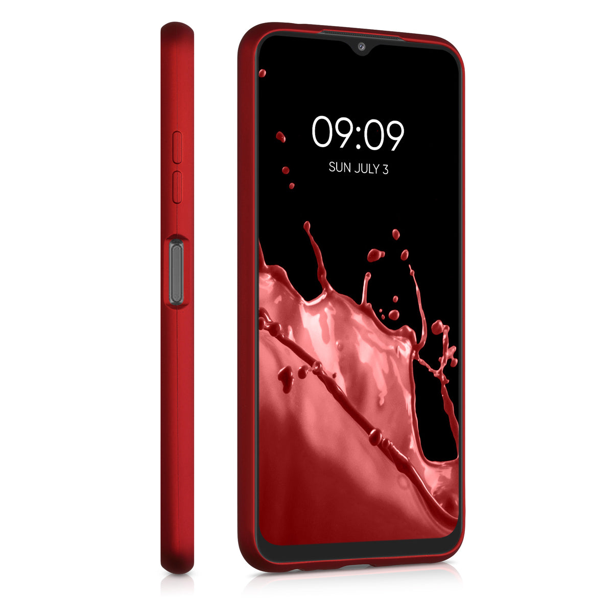 Samsung Galaxy A22 5G Handyhülle Silikon Metallic