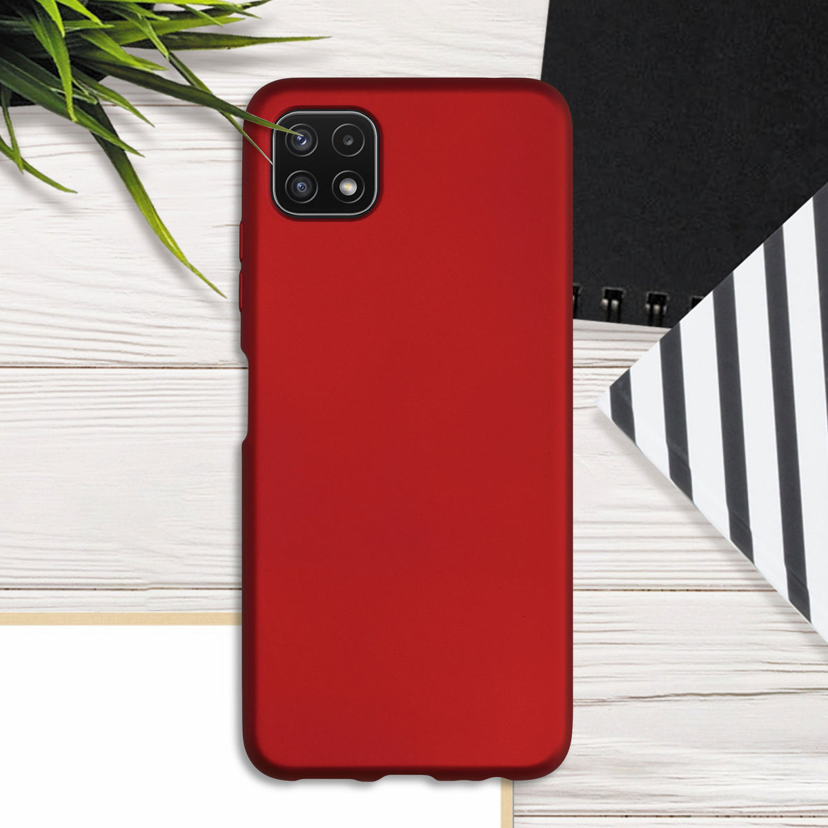 Samsung Galaxy A22 5G Handyhülle Silikon Metallic
