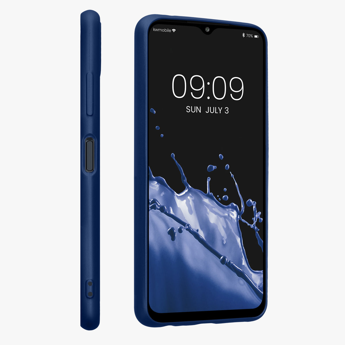Samsung Galaxy A22 5G Handyhülle Silikon Metallic
