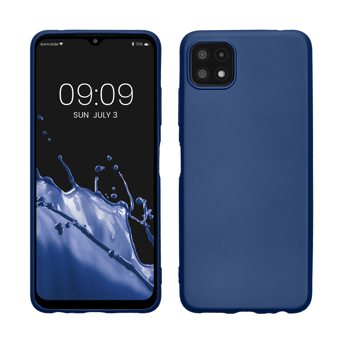 Samsung Galaxy A22 5G Handyhülle Silikon Metallic