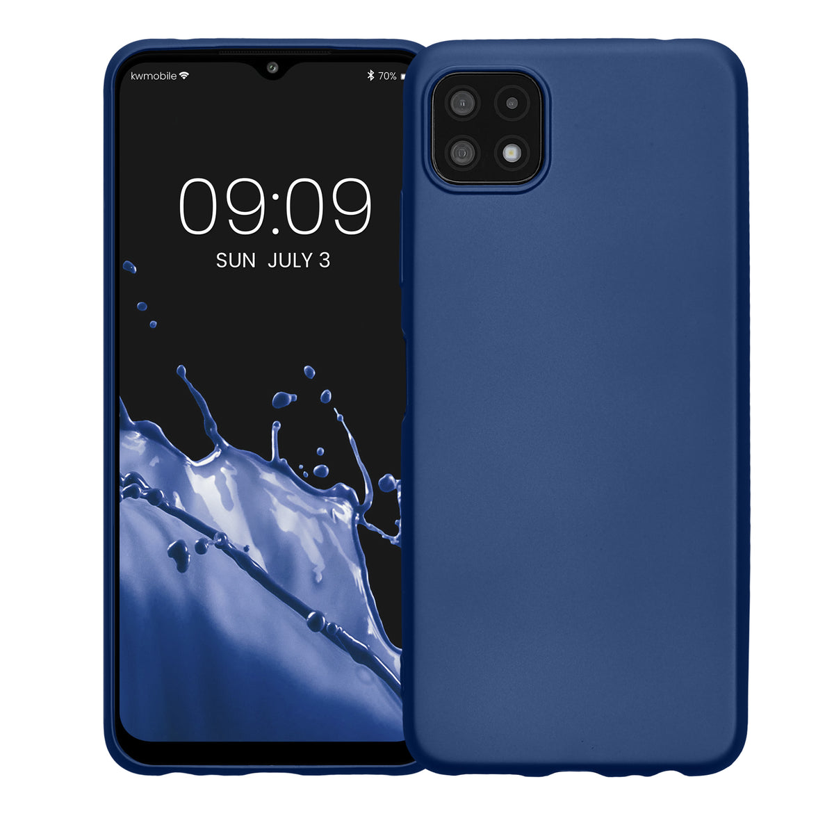 Samsung Galaxy A22 5G Handyhülle Silikon Metallic