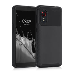 Samsung Galaxy Xcover 5 Handyhülle Carbon Optik Schwarz