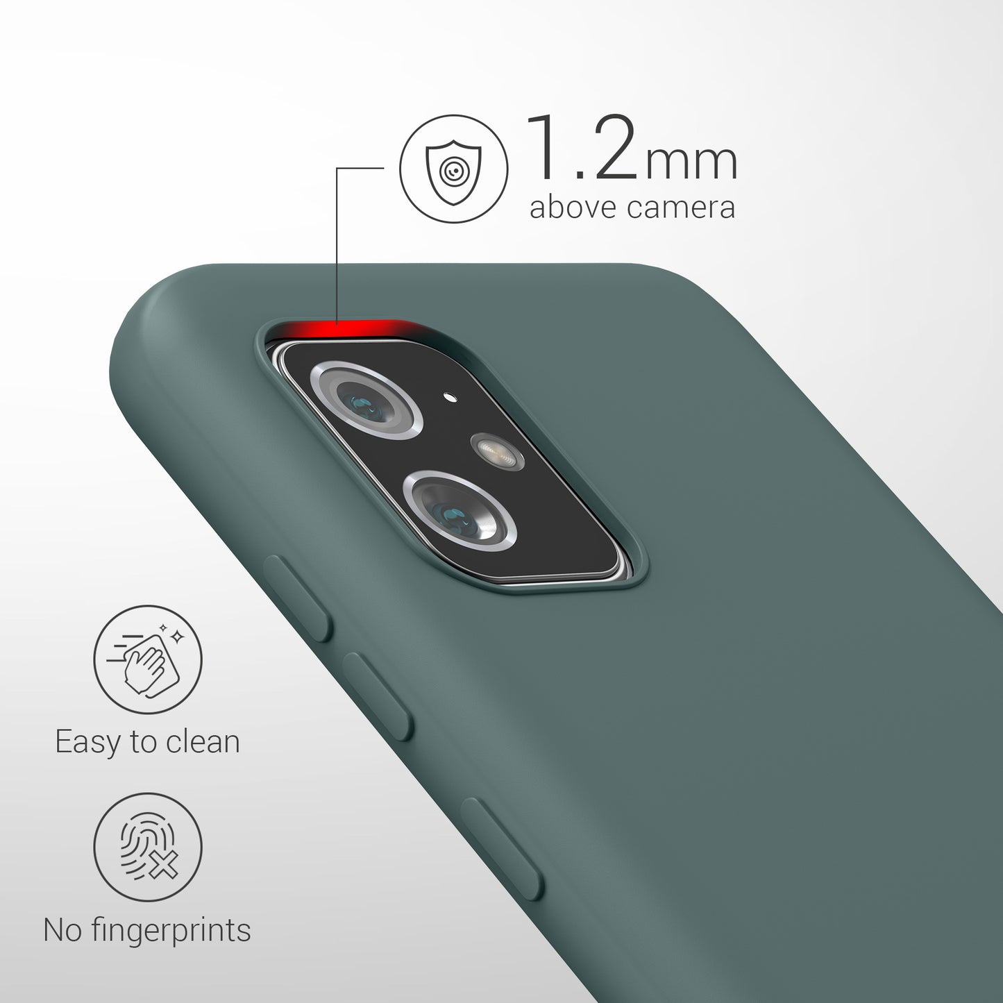 ASUS Zenfone 8 Hülle Silikon Matt