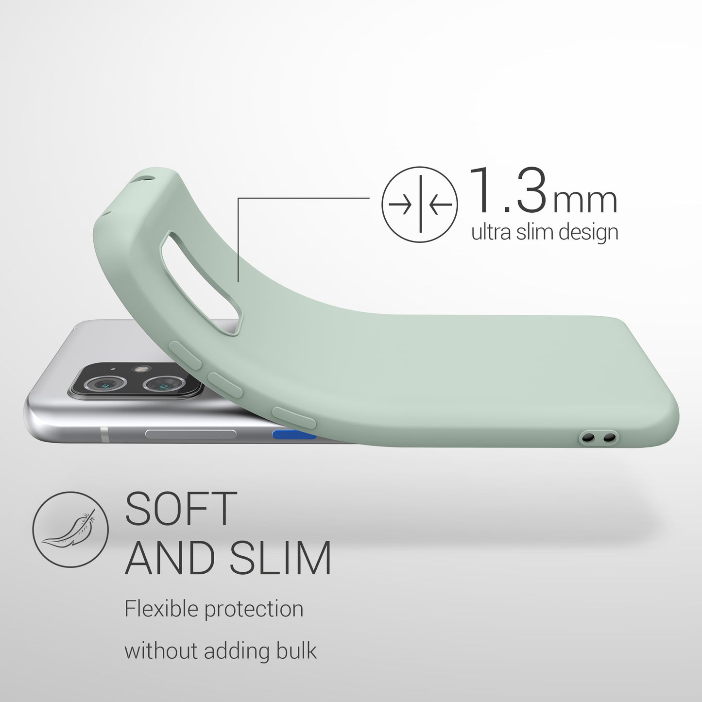 ASUS Zenfone 8 Hülle Silikon Matt