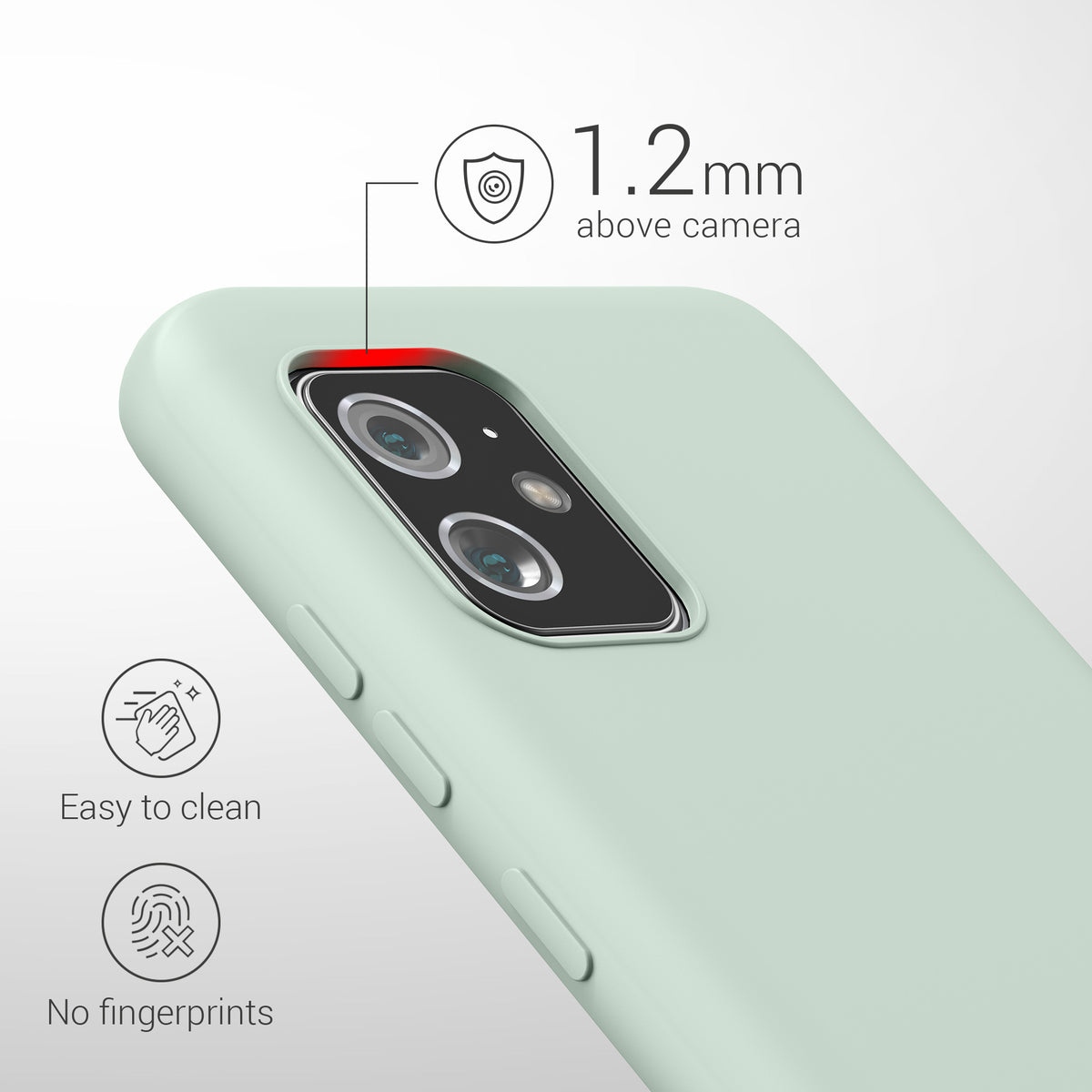 ASUS Zenfone 8 Hülle Silikon Matt