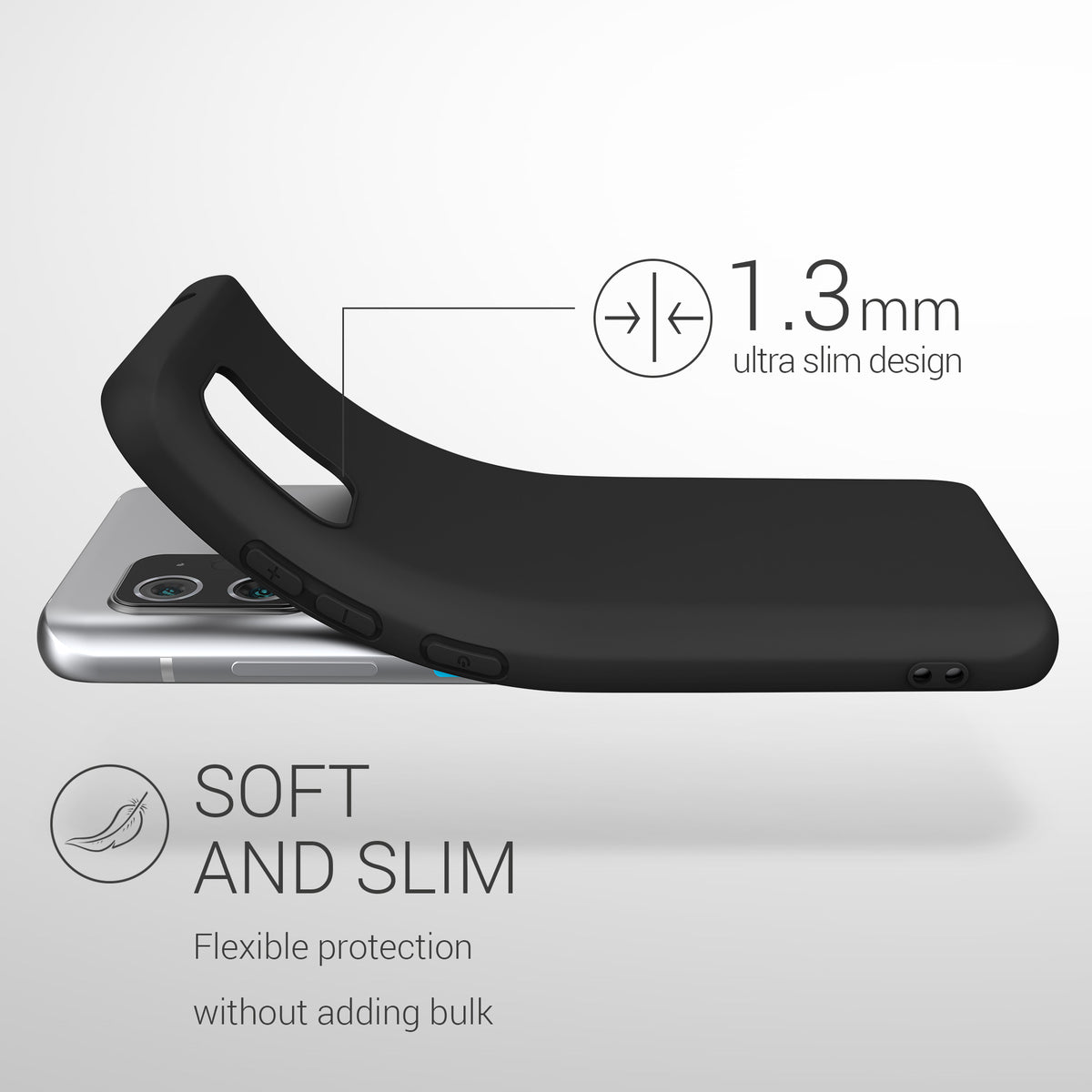 ASUS Zenfone 8 Hülle Silikon Matt