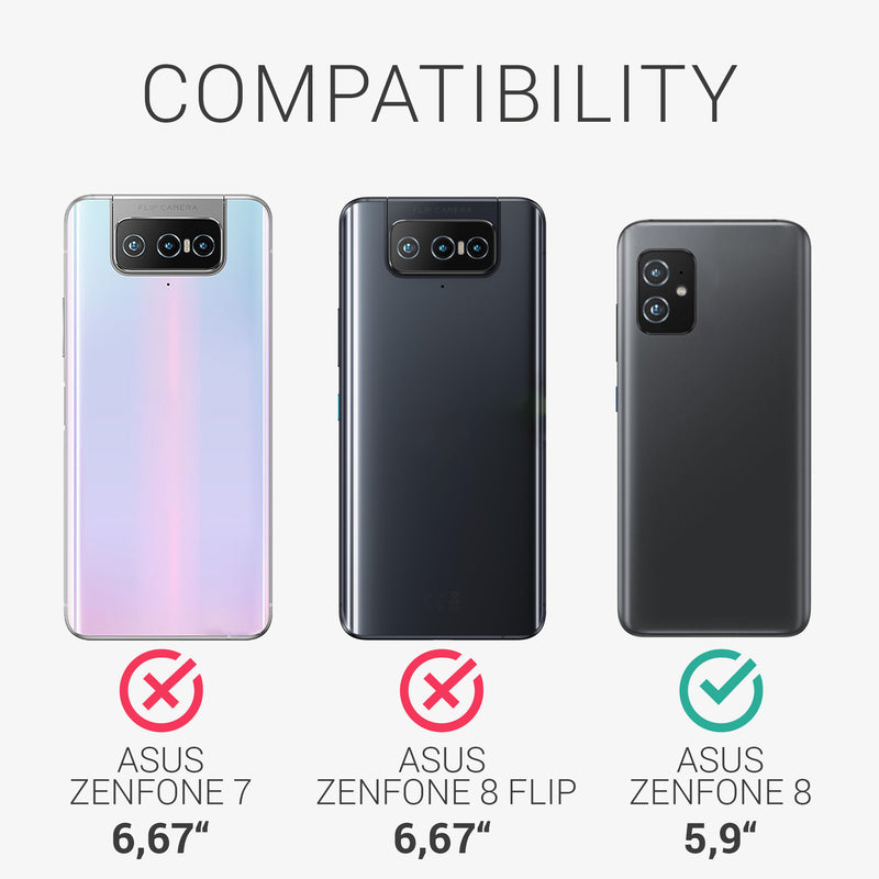 ASUS Zenfone 8 Hülle Silikon Matt