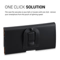 Gürteltasche Hülle für Handys mit Gürtelclip 17,2 x 8,5 cm