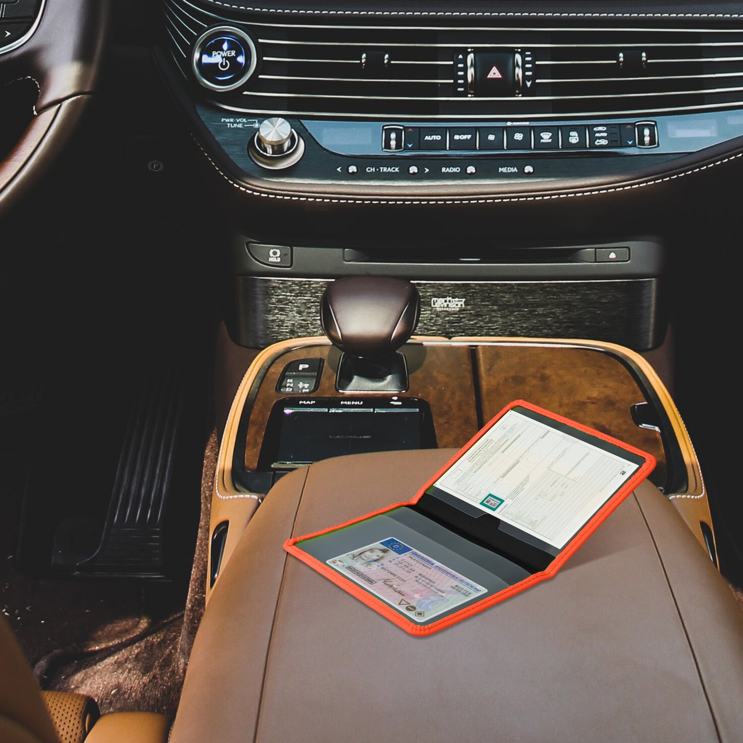kwmobile Fahrzeugschein Hülle mit Kartenfächern - Hülle Fahrzeugschein Mappe - Tasche Etui für Kfz Zulassungsbescheinigung Führerschein Ausweis Kartenhüllen