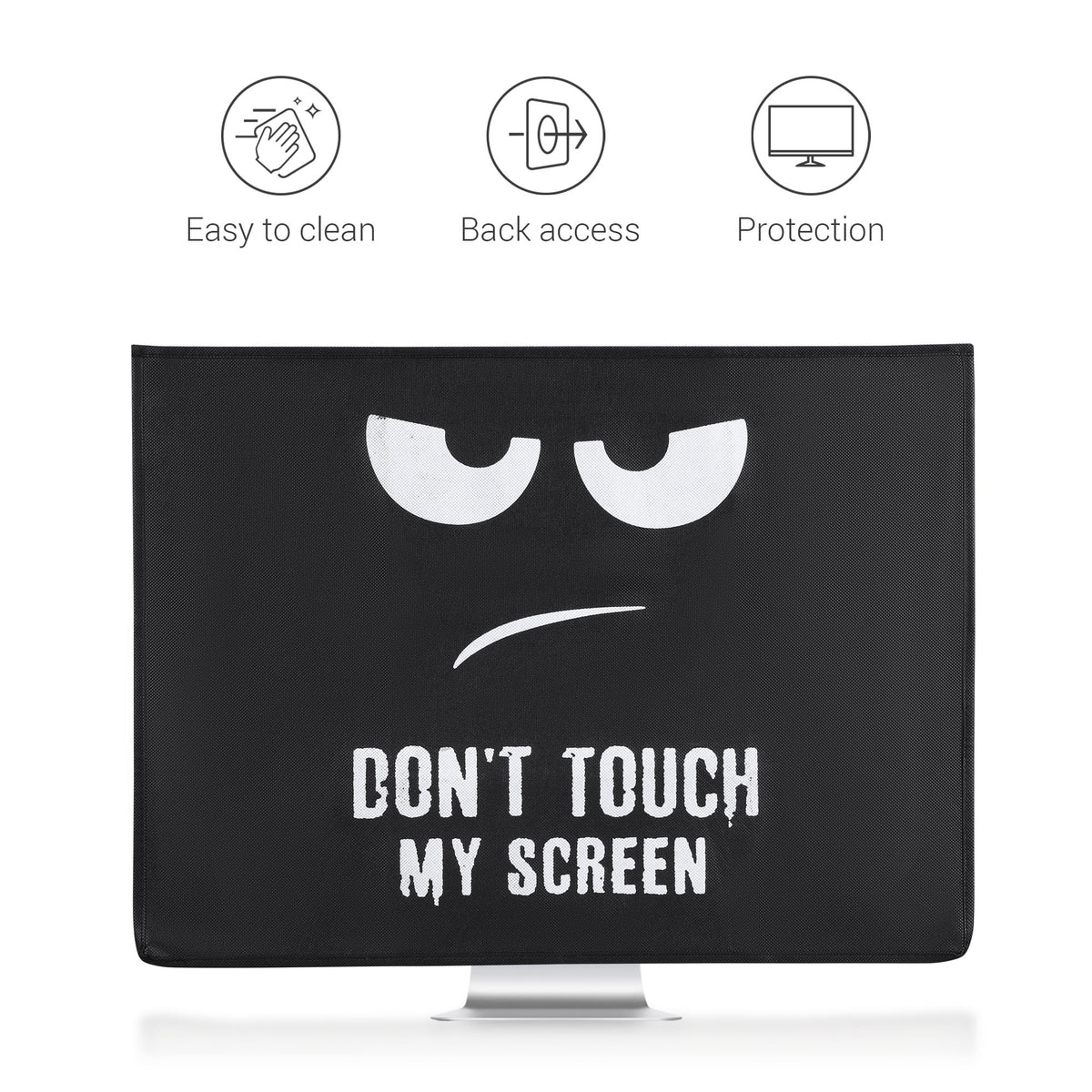 20-22" Monitor Hülle Don't Touch My Screen