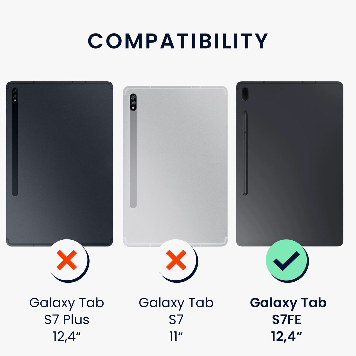 Samsung Galaxy Tab S7 FE Silikon Hülle
