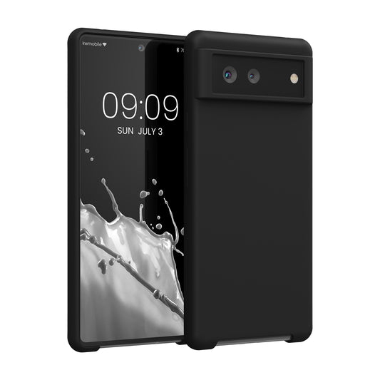 kwmobile Handyhülle für Google Pixel 6 Hülle - Case Silikon - Kabelloses Laden - Schutzhülle Cover