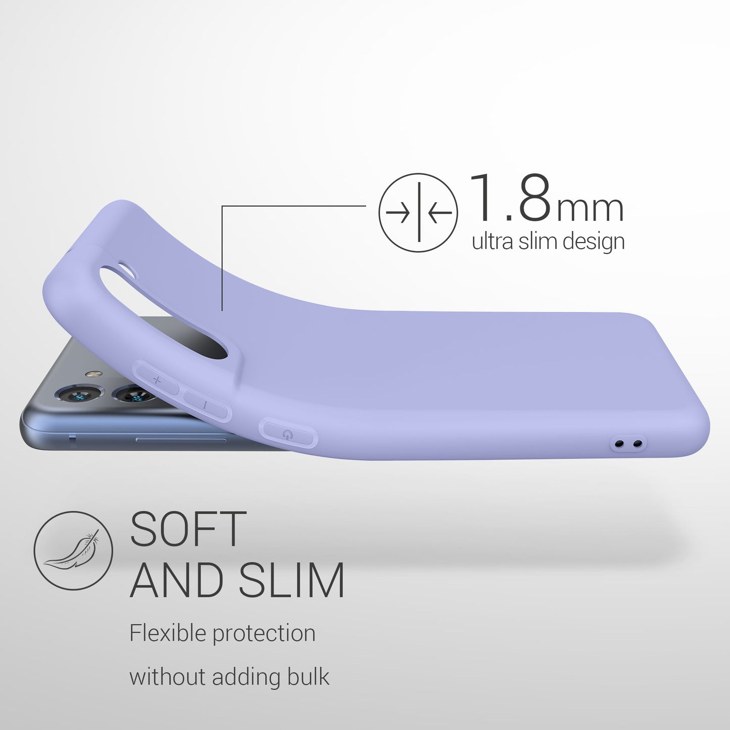 kwmobile Handyhülle für Samsung Galaxy S21 FE Hülle - Schutzhülle Cover - Kabelloses Laden