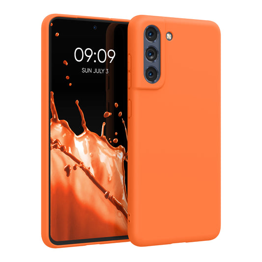 kwmobile Handyhülle für Samsung Galaxy S21 FE Hülle - Schutzhülle Cover - Kabelloses Laden