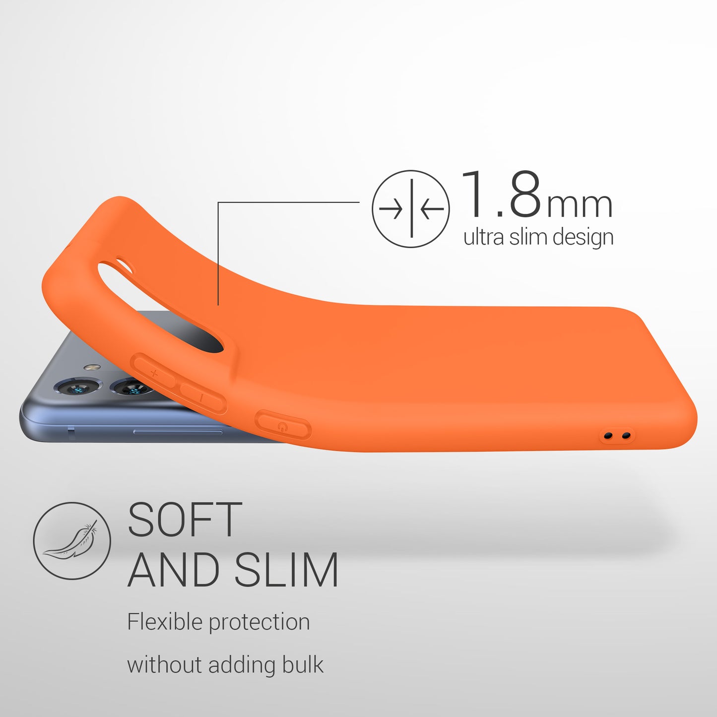 kwmobile Handyhülle für Samsung Galaxy S21 FE Hülle - Schutzhülle Cover - Kabelloses Laden
