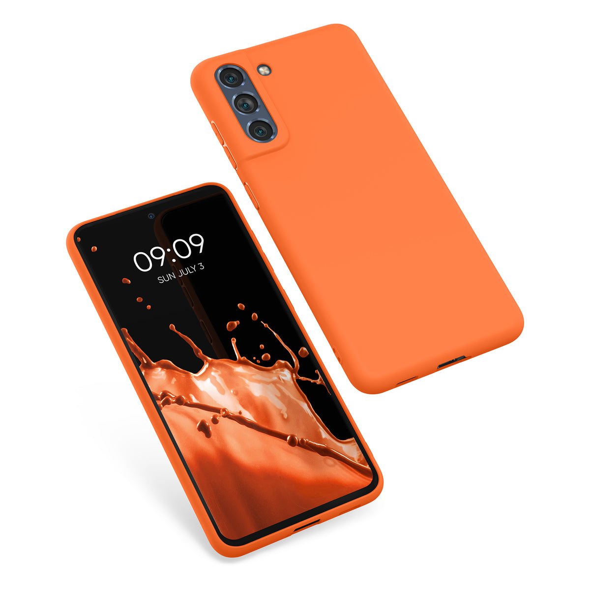 kwmobile Handyhülle für Samsung Galaxy S21 FE Hülle - Schutzhülle Cover - Kabelloses Laden