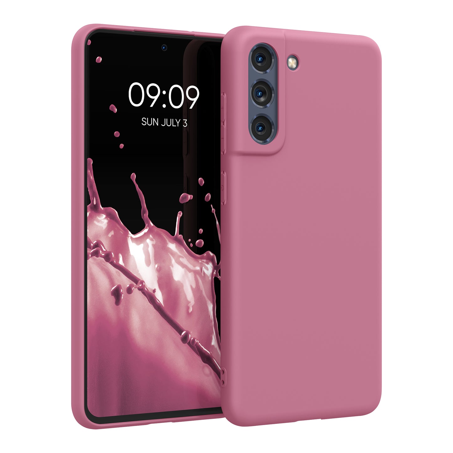 kwmobile Handyhülle für Samsung Galaxy S21 FE Hülle - Schutzhülle Cover - Kabelloses Laden