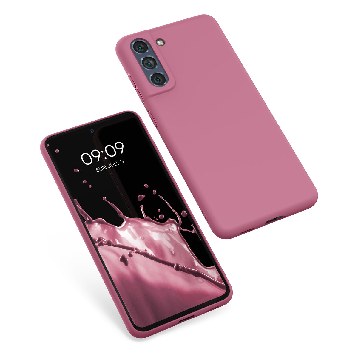 kwmobile Handyhülle für Samsung Galaxy S21 FE Hülle - Schutzhülle Cover - Kabelloses Laden