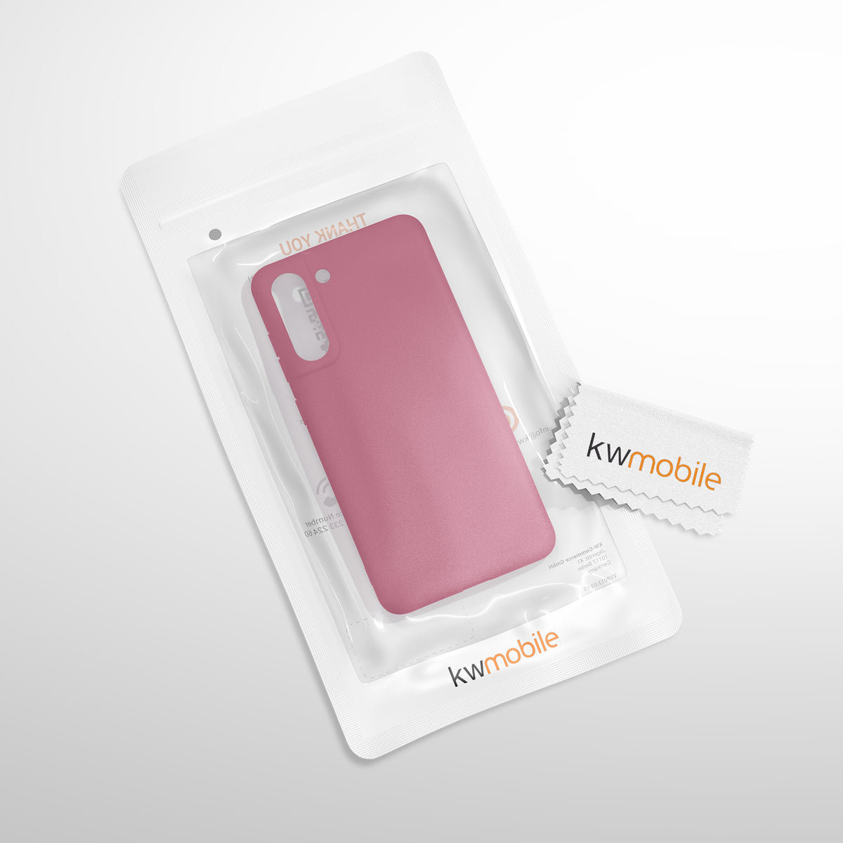 kwmobile Handyhülle für Samsung Galaxy S21 FE Hülle - Schutzhülle Cover - Kabelloses Laden