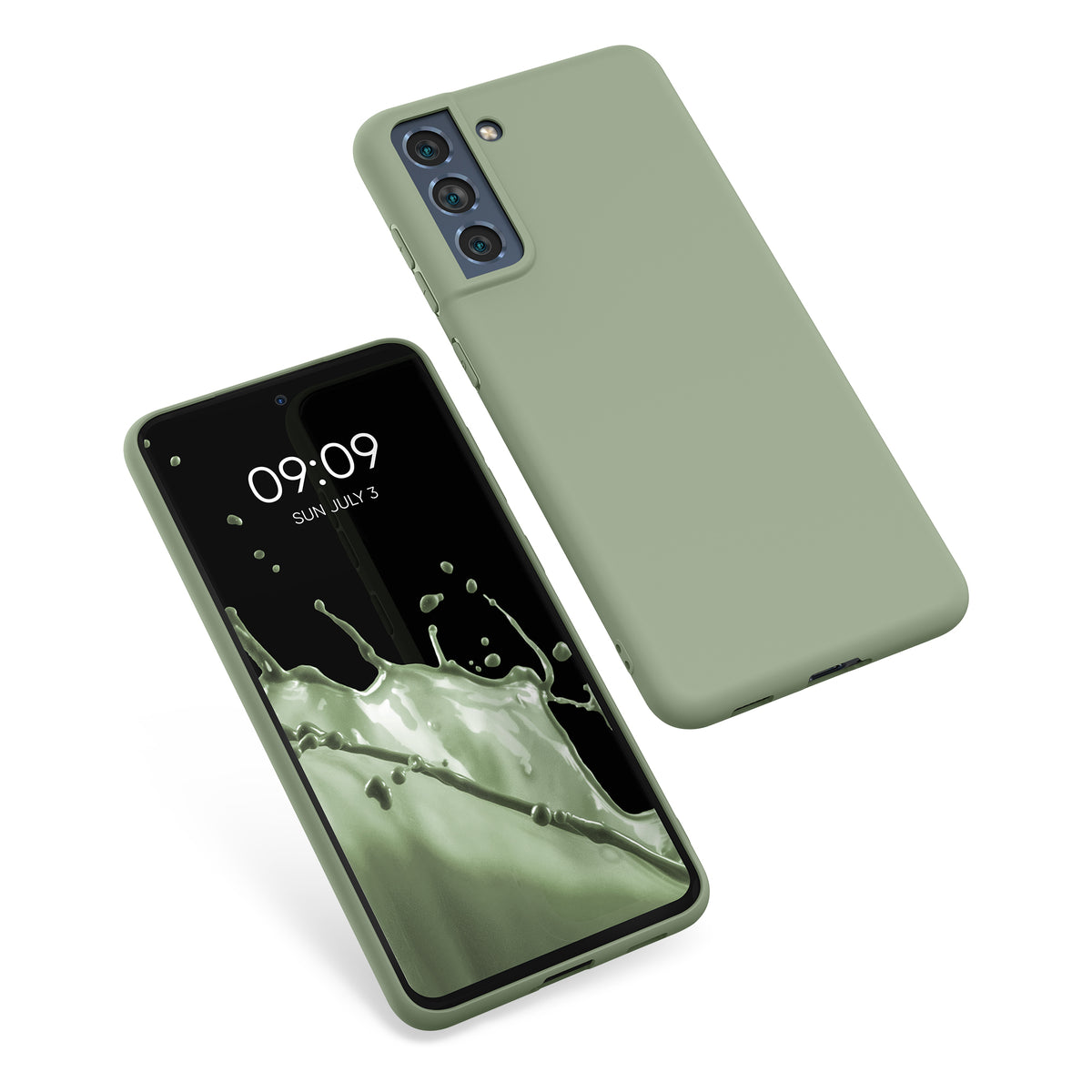 kwmobile Handyhülle für Samsung Galaxy S21 FE Hülle - Schutzhülle Cover - Kabelloses Laden
