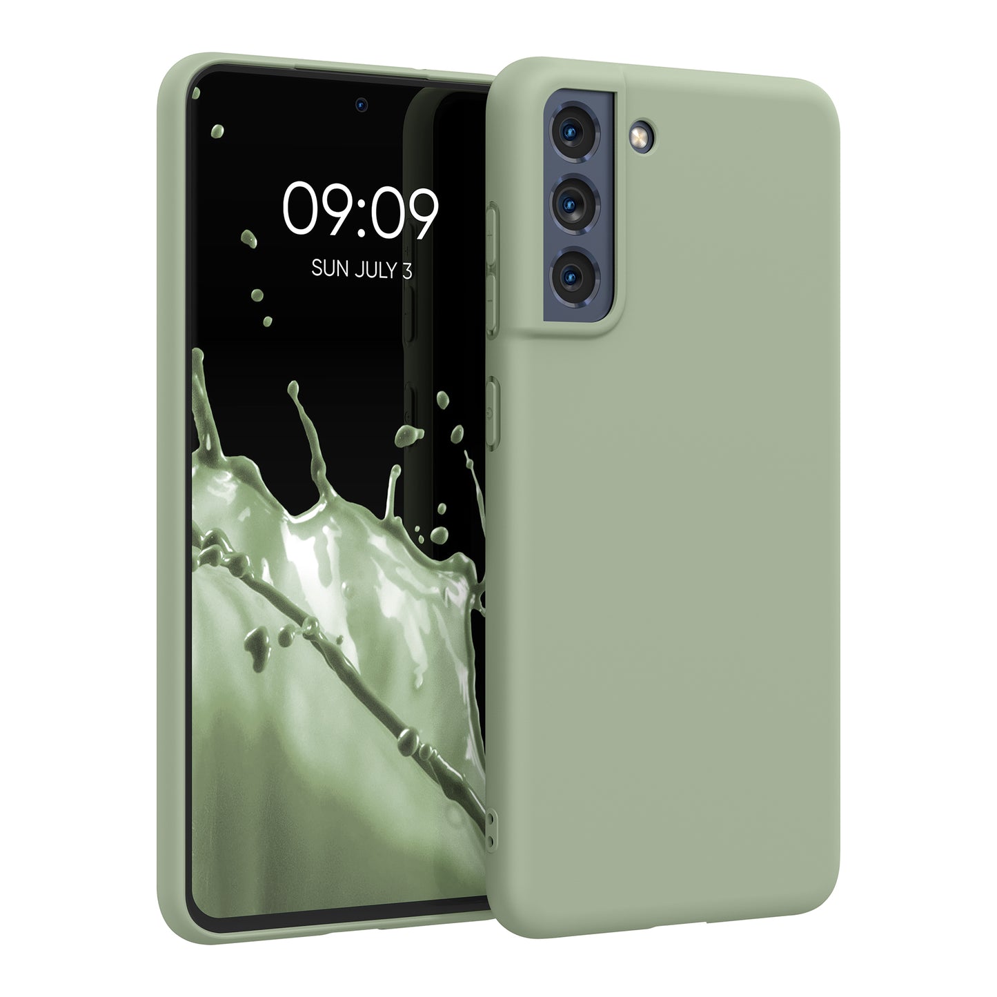 kwmobile Handyhülle für Samsung Galaxy S21 FE Hülle - Schutzhülle Cover - Kabelloses Laden