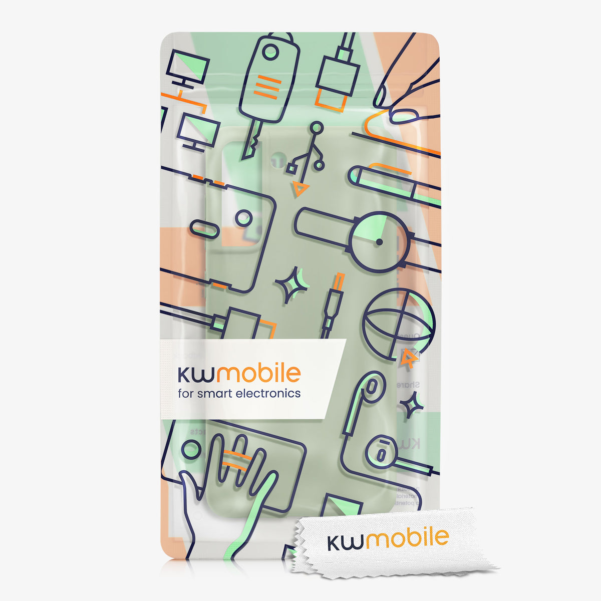 kwmobile Handyhülle für Samsung Galaxy S21 FE Hülle - Schutzhülle Cover - Kabelloses Laden