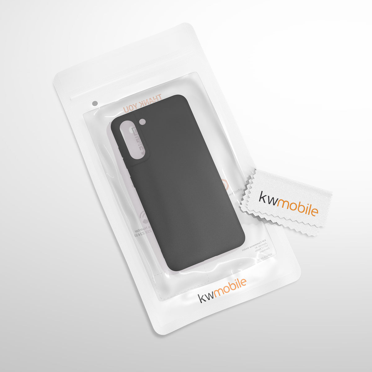 kwmobile Handyhülle für Samsung Galaxy S21 FE Hülle - Schutzhülle Cover - Kabelloses Laden