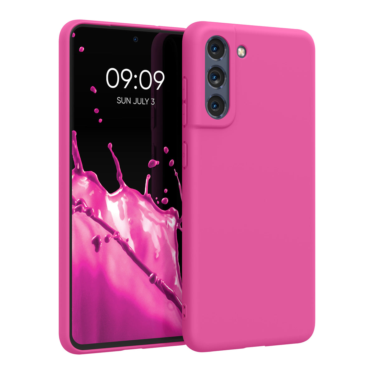 kwmobile Handyhülle für Samsung Galaxy S21 FE Hülle - Schutzhülle Cover - Kabelloses Laden