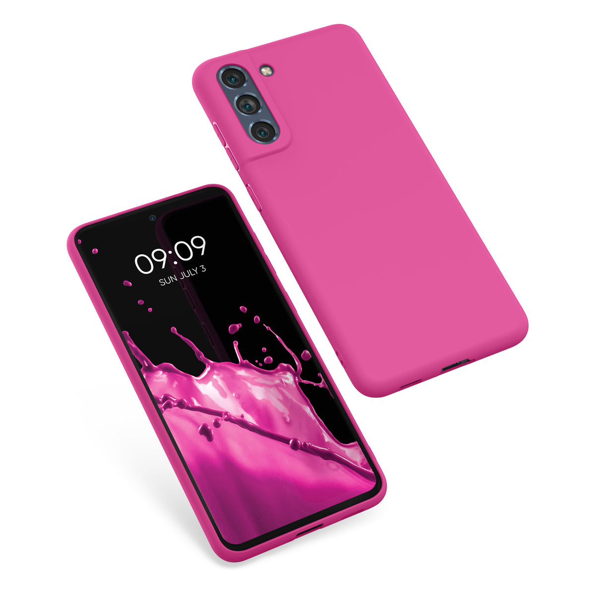 kwmobile Handyhülle für Samsung Galaxy S21 FE Hülle - Schutzhülle Cover - Kabelloses Laden