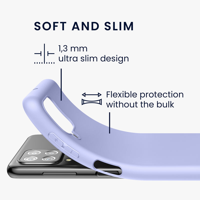 kwmobile Handyhülle für Samsung Galaxy A22 4G - Kabelloses Laden - Schutzhülle Cover