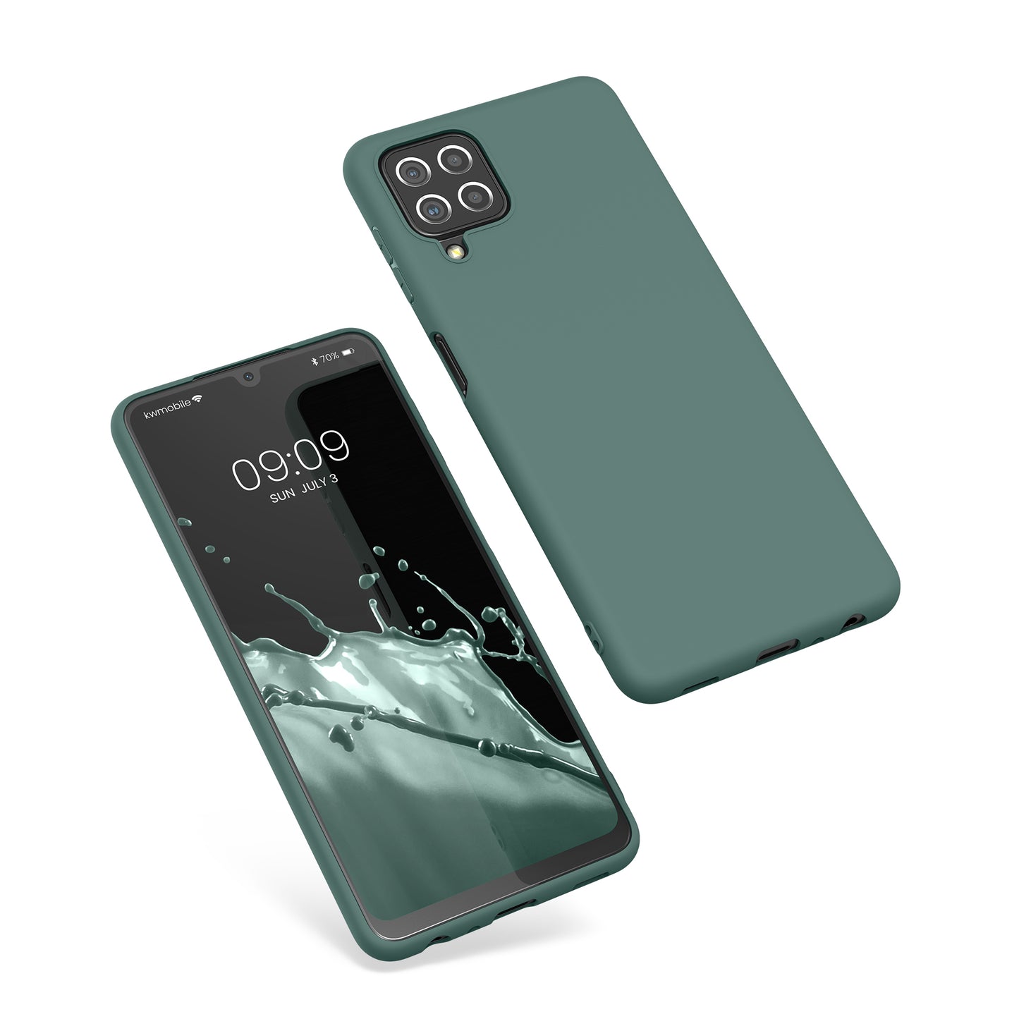 kwmobile Handyhülle für Samsung Galaxy A22 4G - Kabelloses Laden - Schutzhülle Cover