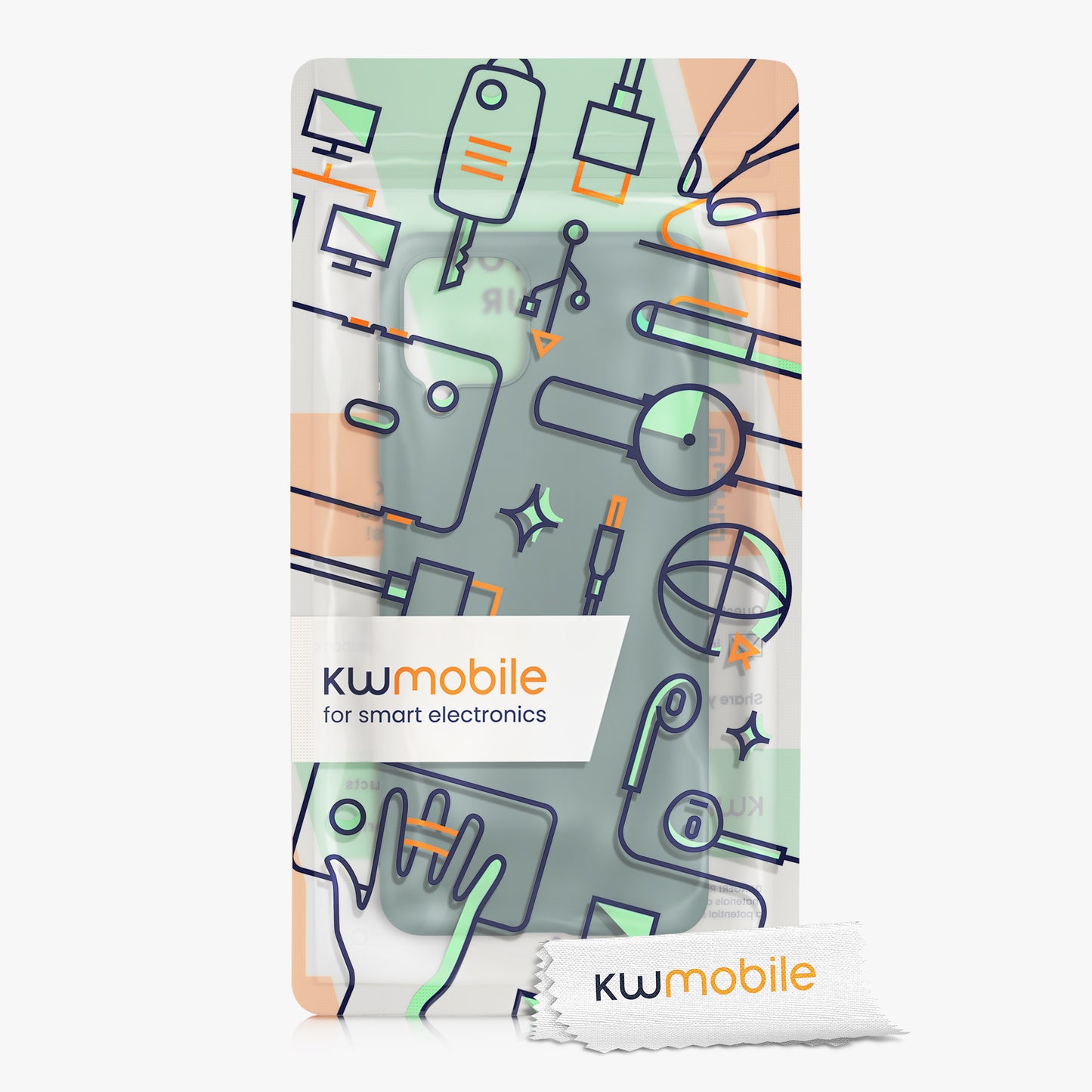 kwmobile Handyhülle für Samsung Galaxy A22 4G - Kabelloses Laden - Schutzhülle Cover