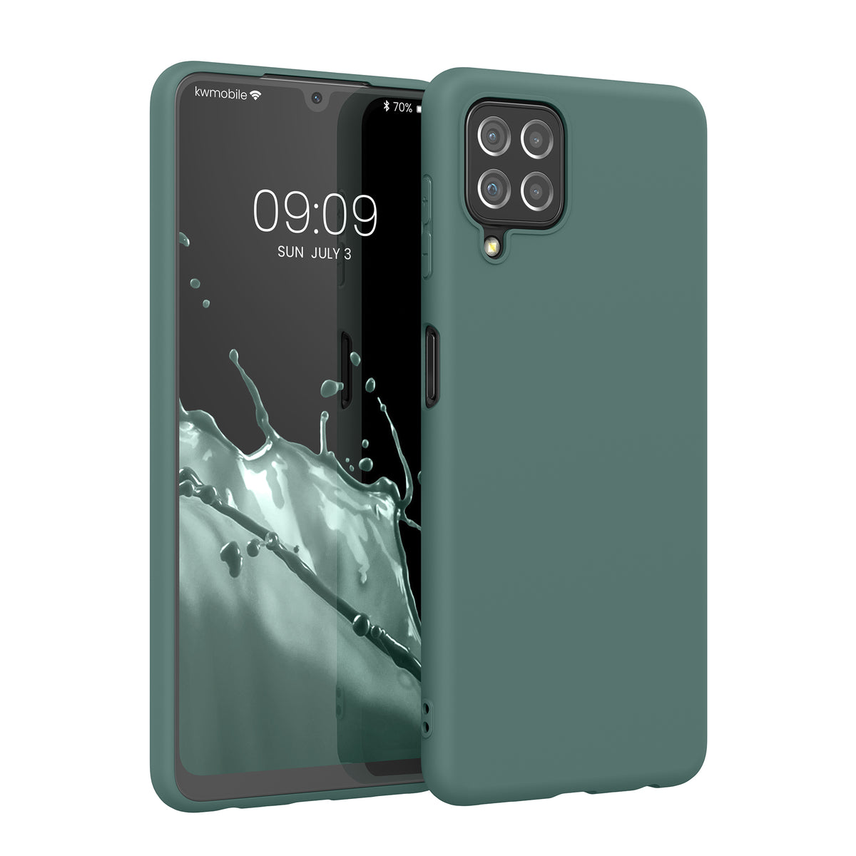 kwmobile Handyhülle für Samsung Galaxy A22 4G - Kabelloses Laden - Schutzhülle Cover