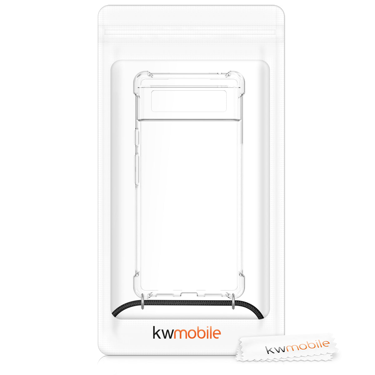 Google Pixel 6 Silikon Handykette Transparent