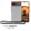 Google Pixel 6 Silikon Handykette Transparent