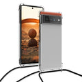 Google Pixel 6 Silikon Handykette Transparent