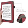 Flip Case für Amazon Kindle Paperwhite mit Handschlaufe Kunstleder